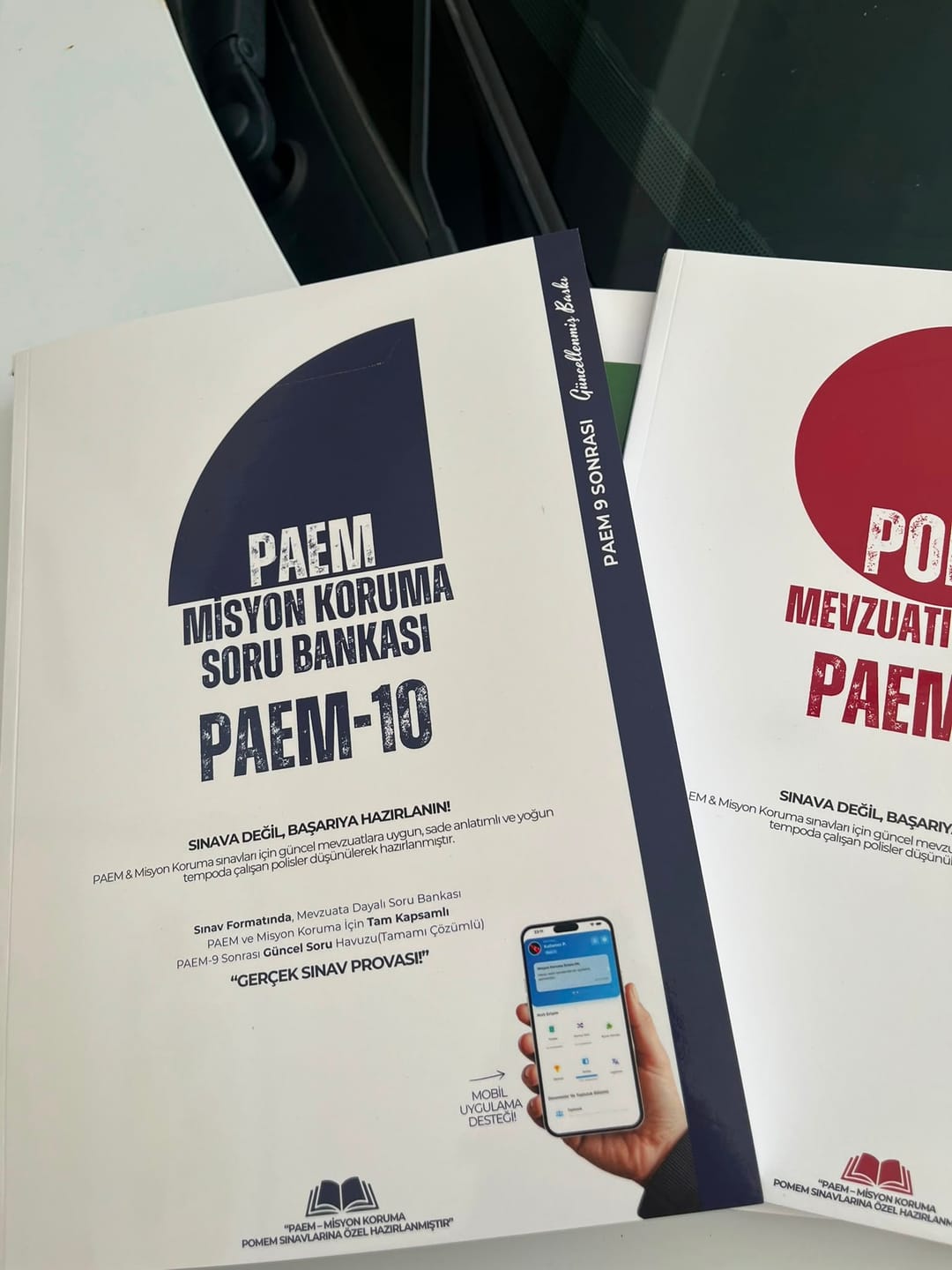 Customer photo review of PAEM-10 | 3 KİTAP (Tüm Dersler ve Soru Bankası) Mobil Uygulama Hediye