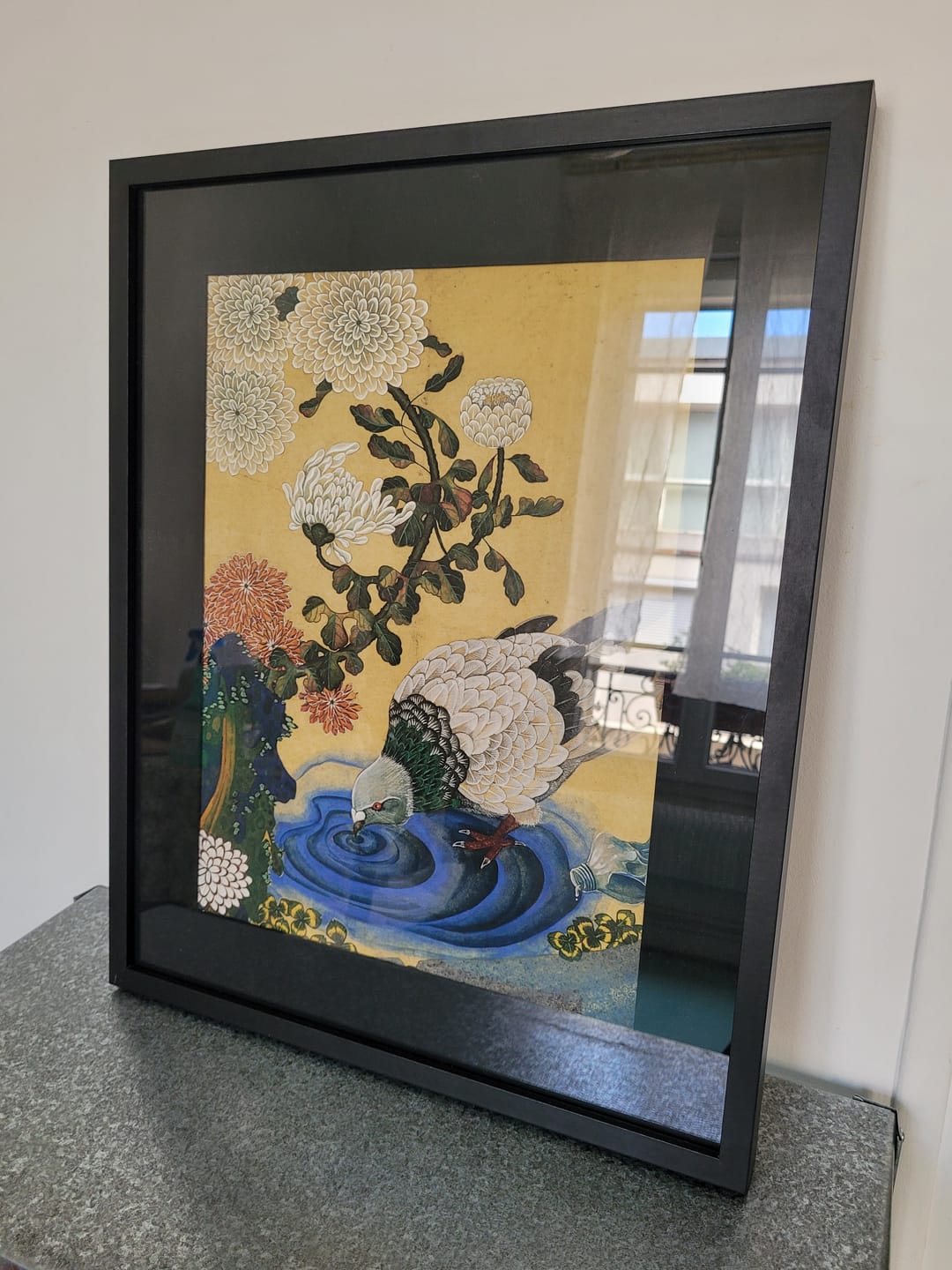 Customer photo review of Door (扉) – Limited Edition Fine Art Print on Japanese Washi