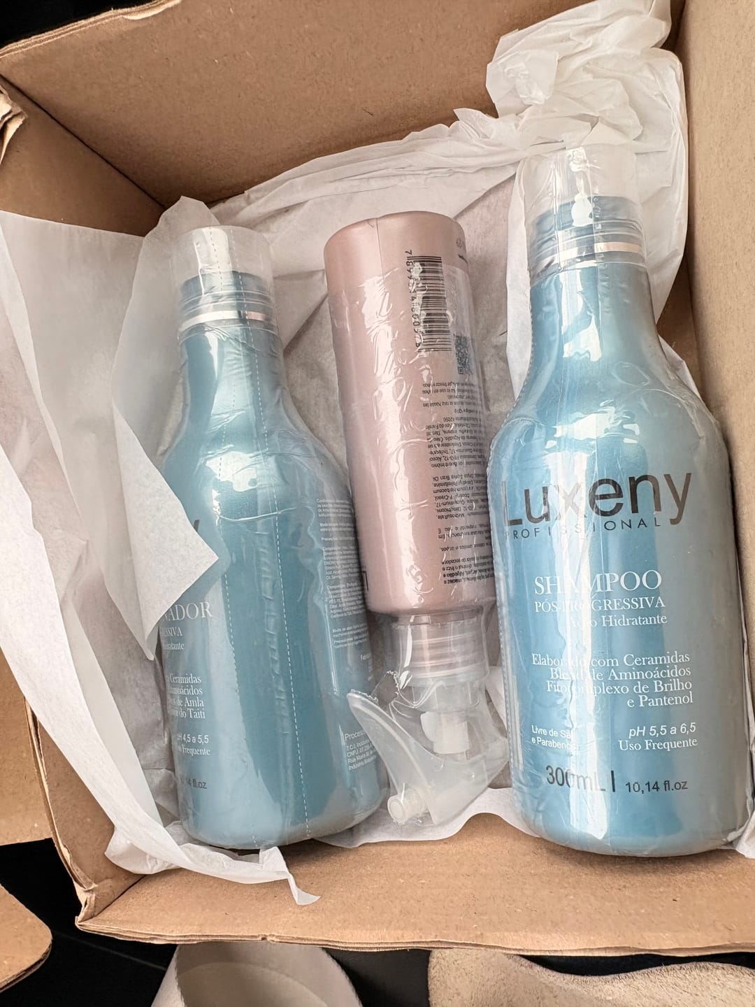 Customer photo review of Hidratox, tratamiento efecto bótox capilar instantáneo