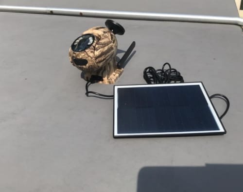 Customer photo review of 2-Pack SecureView™ 4G LTE Solar Security Camera | 360° Pan-Tilt, 2K Night Vision