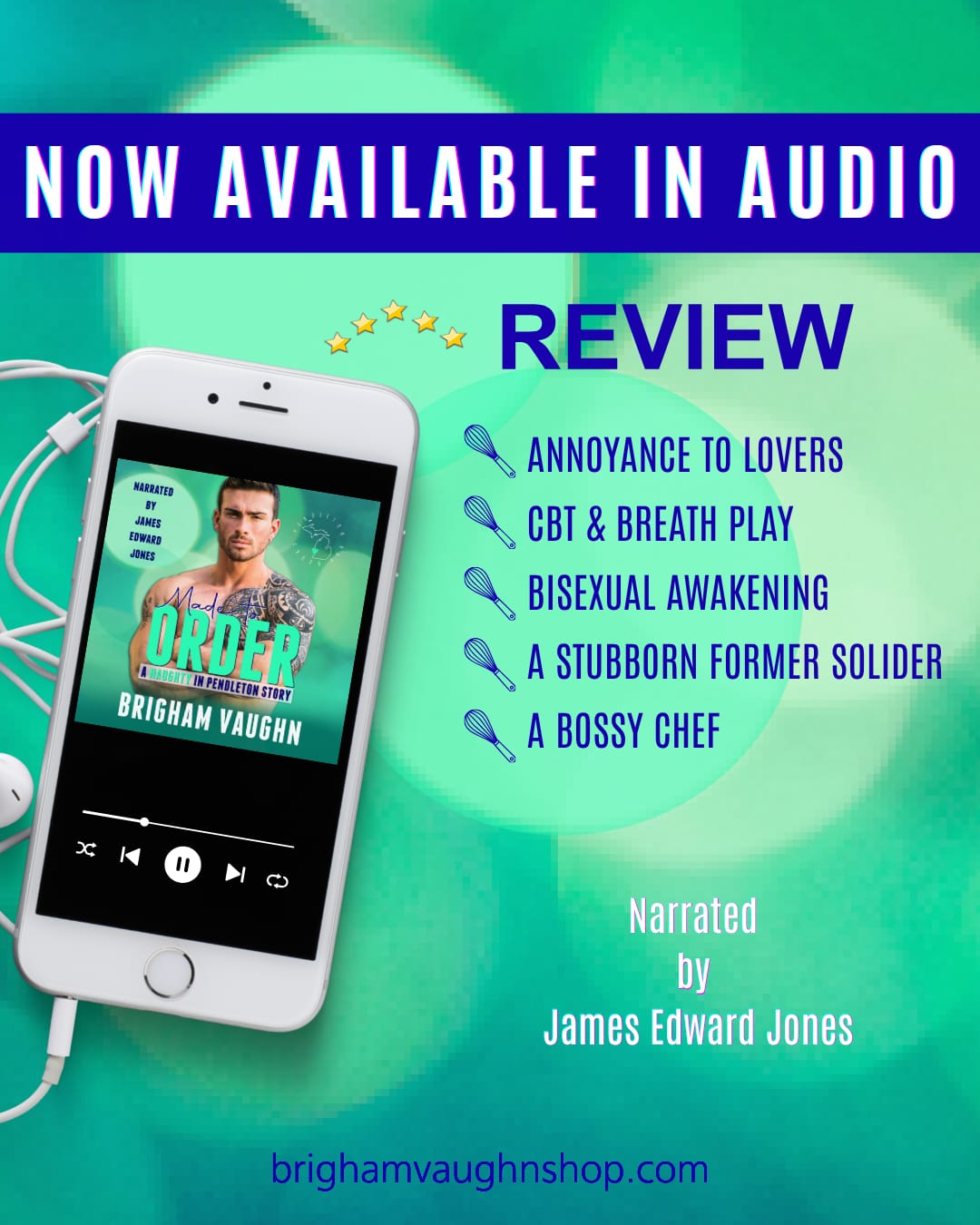 Customer photo review of Made to Order (Naughty in Pendleton Series #3)  - Audiobook