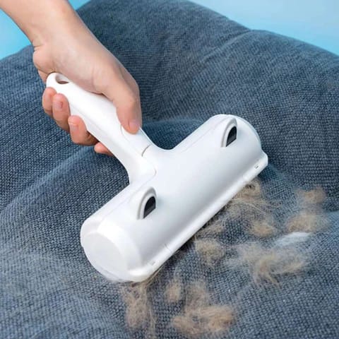 Customer photo review of Pet Hair Brush – Reusable Fur Remover for Clothes & Upholstery