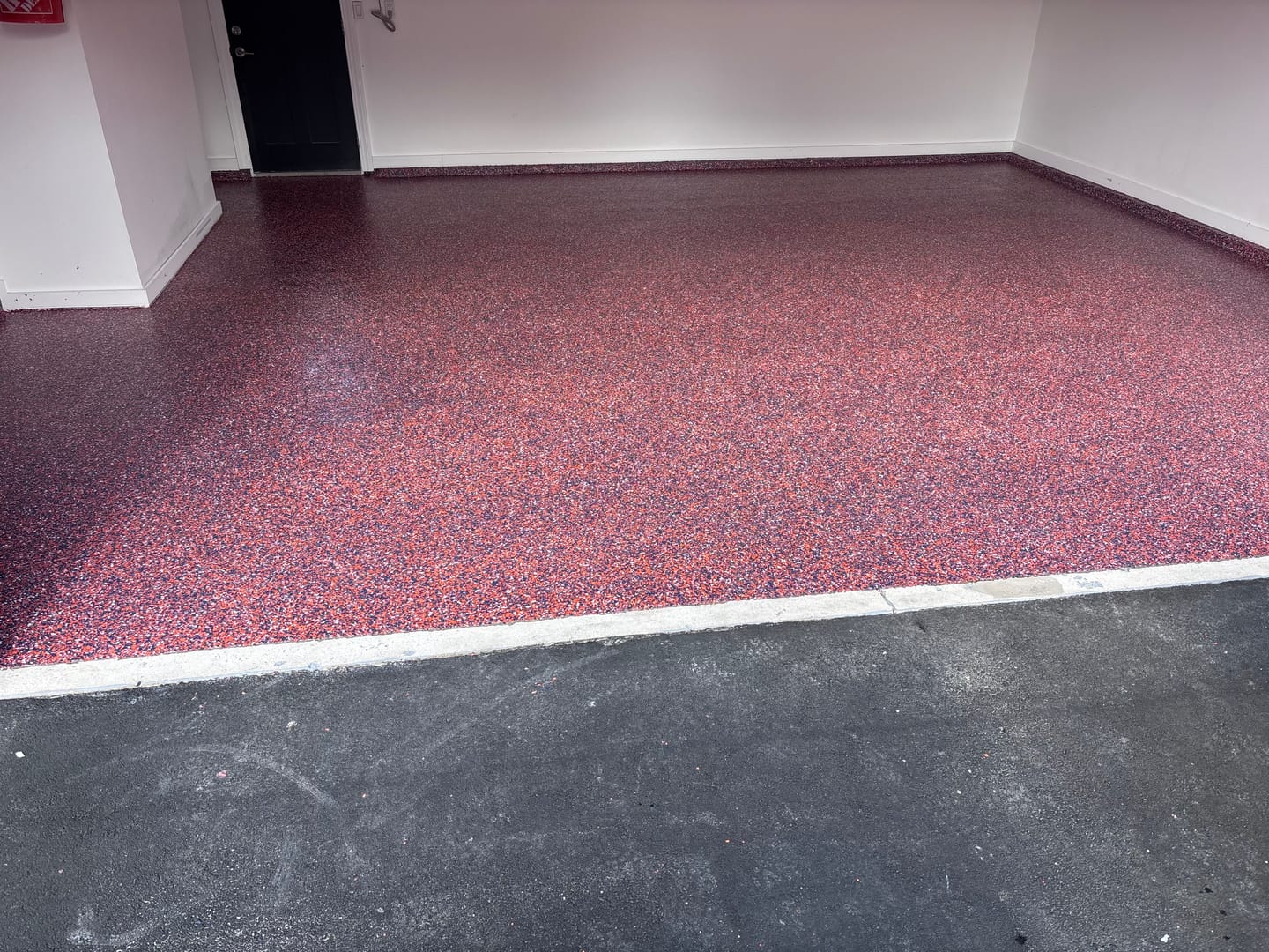 Customer photo review of Epoxy Floor Chips - Insignia Collection