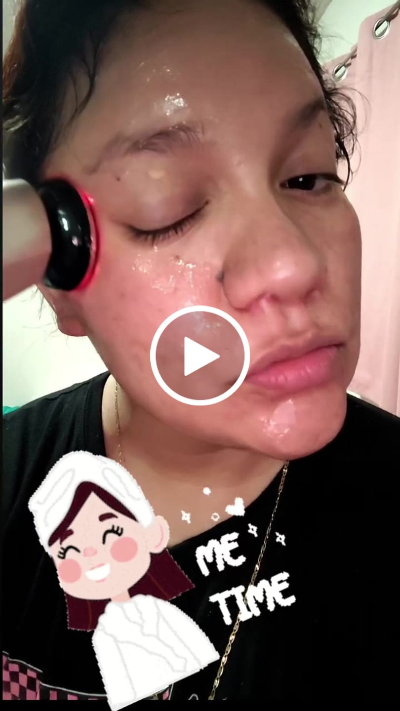 Customer video review of INIA FLARE Microcurrent Facial Device