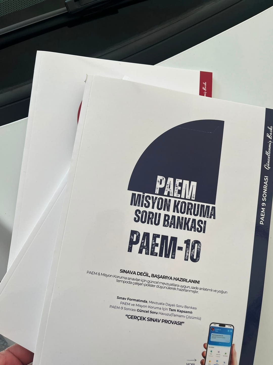 Customer photo review of PAEM-10 | 3 KİTAP (Tüm Dersler ve Soru Bankası) Mobil Uygulama Hediye