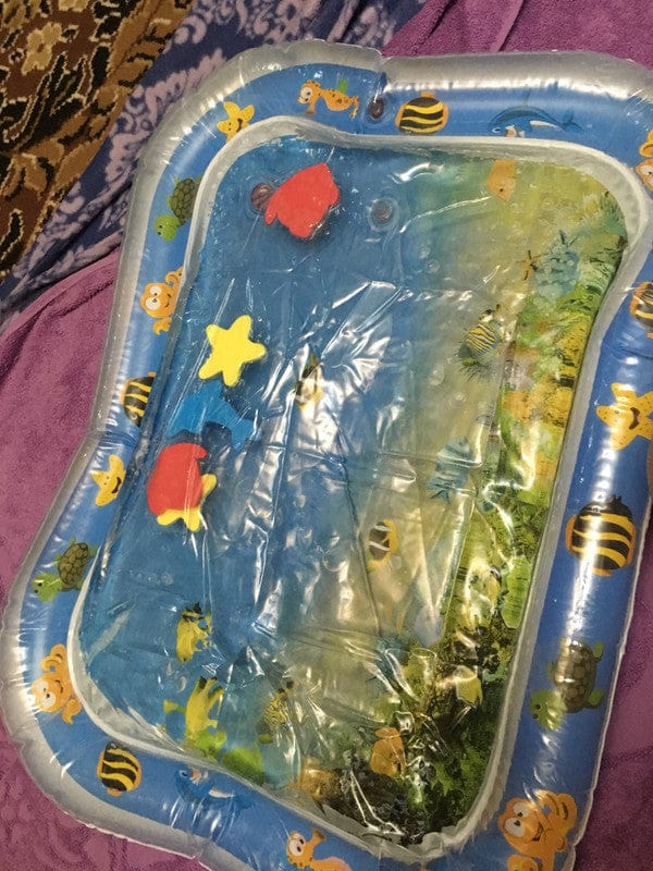 Customer photo review of Baby Wasserspielmatte Aktivitätsmatte | Bauchlage Meerestiere Muskelkraft Entwicklung