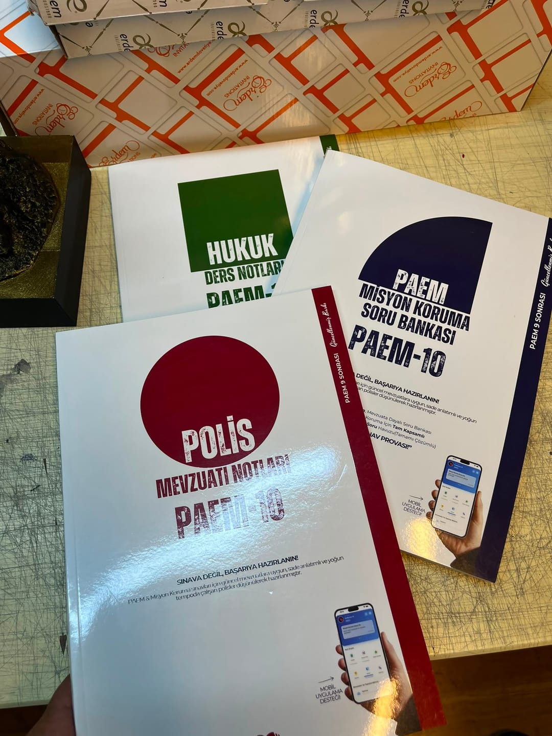 Customer photo review of PAEM-10 | 3 KİTAP (Tüm Dersler ve Soru Bankası) Mobil Uygulama Hediye