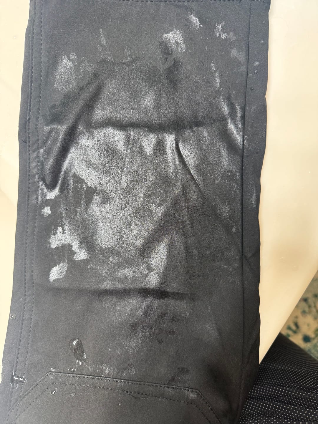 Customer photo review of Fleece Lined Waterproof Utility Trousers