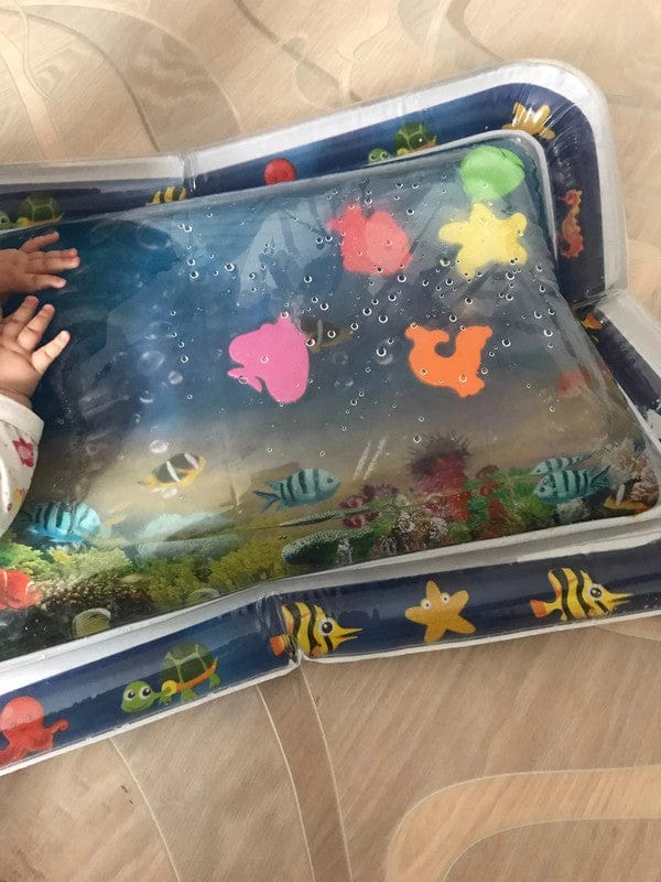 Customer photo review of Baby Wasserspielmatte Aktivitätsmatte | Bauchlage Meerestiere Muskelkraft Entwicklung