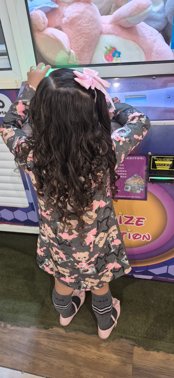 Customer photo review of Vestido em Termoskin Peluciado 89569 Kukiê Infantil Menina