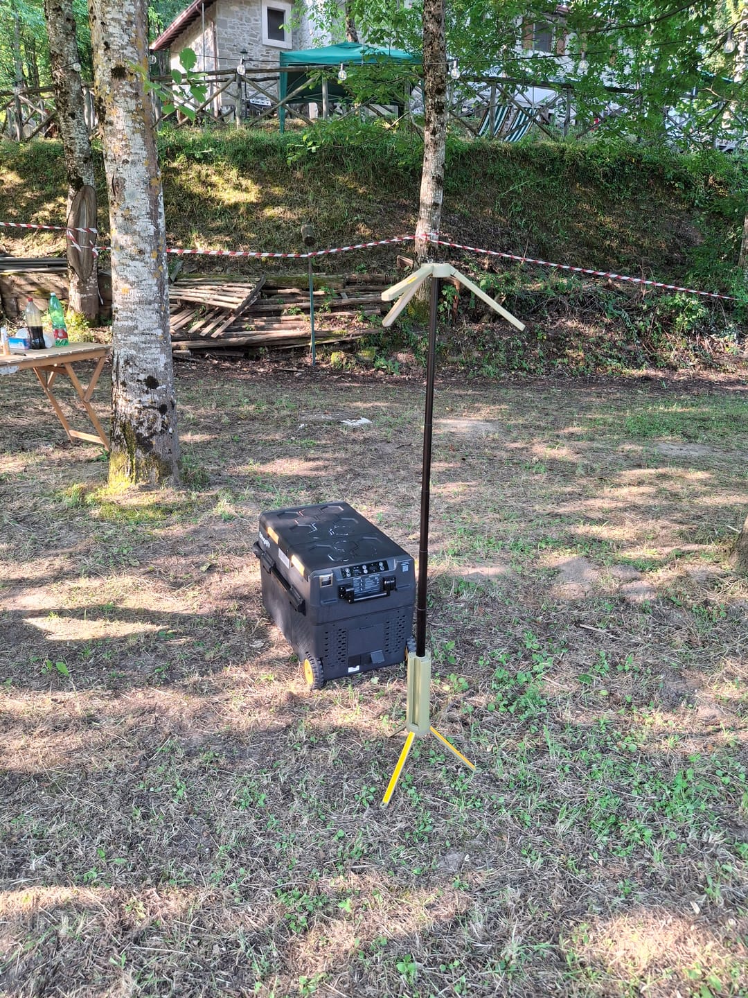 Customer photo review of BougeRV faltbare Campinglampe, wasserdichtes Campinglicht für Zelt, Reisen und Notfälle.