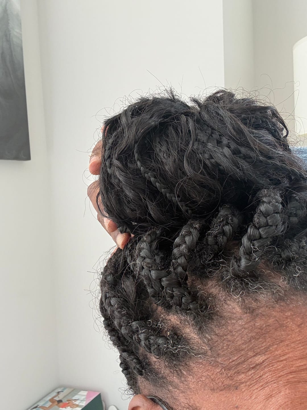 Customer photo review of Human Crochet Hair Deep Wave for Miracle Knots