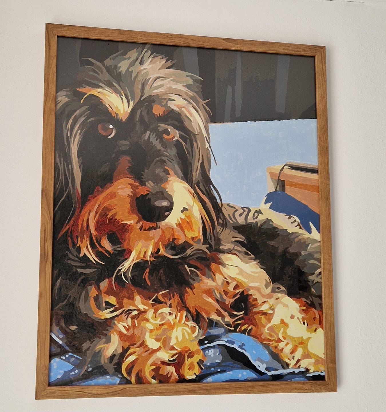Customer photo review of Eigen Foto | Schilderen op nummer