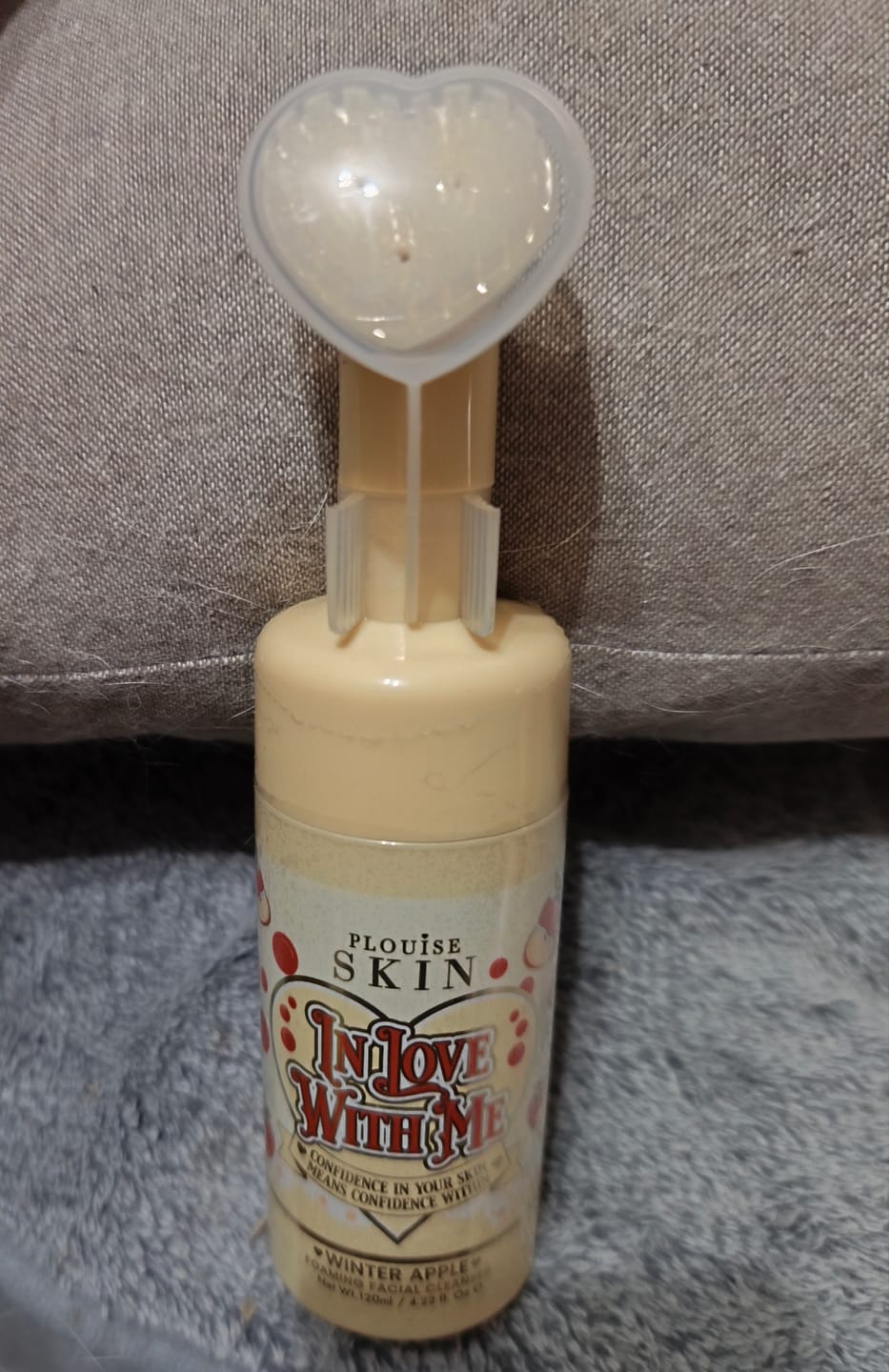 Customer photo review of In Love With Me Foaming Facial Cleanser