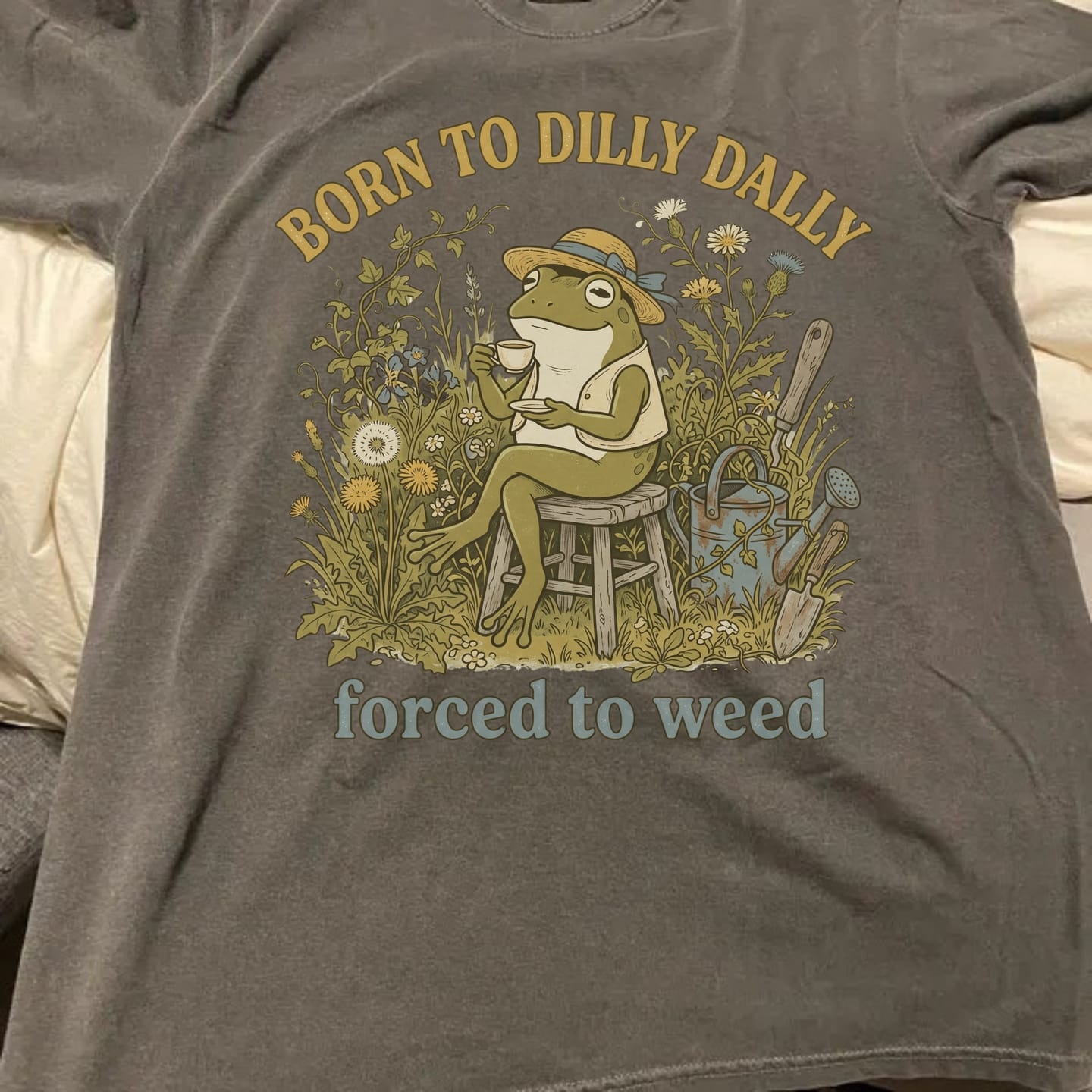 Customer photo review of Born To Dilly Dally T-Shirt
