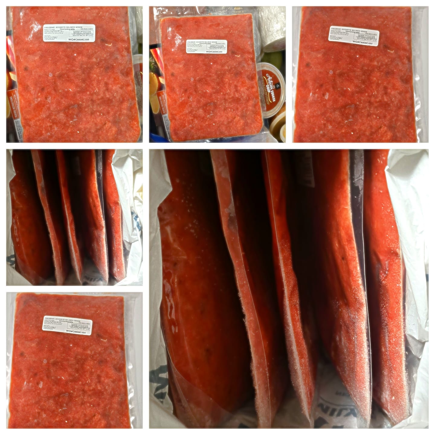 Customer photo review of Ground Alaskan Sockeye Salmon