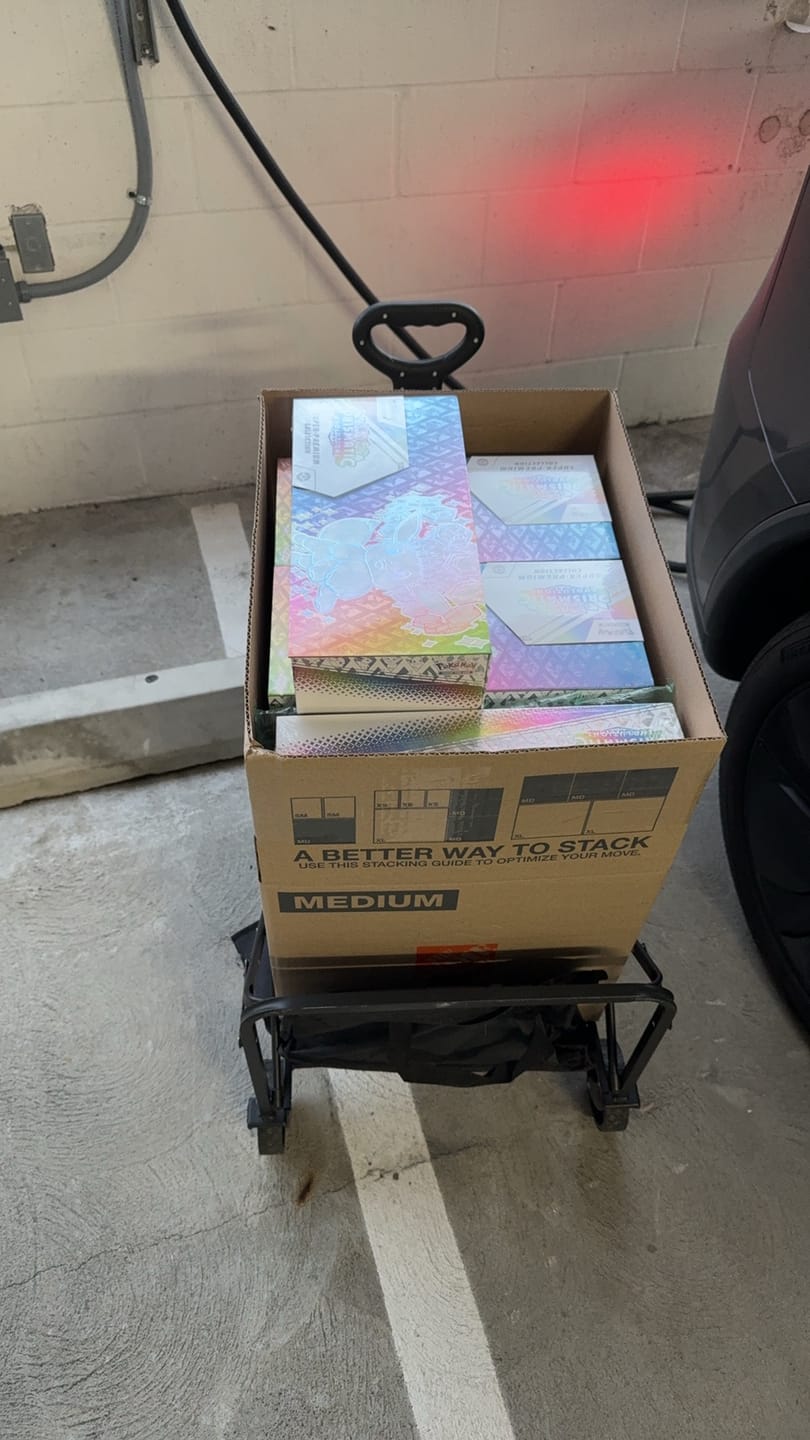 Customer photo review of Prismatic Evolutions Super-Premium Collection - SV: Prismatic Evolutions
