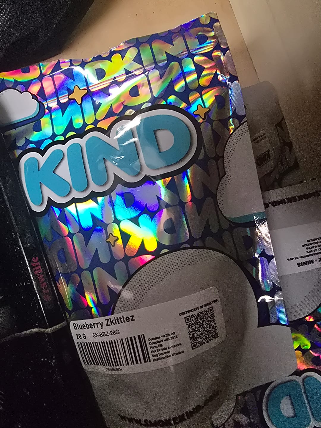 Customer photo review of Blueberry Zkittlez - 28 Grams - Indica