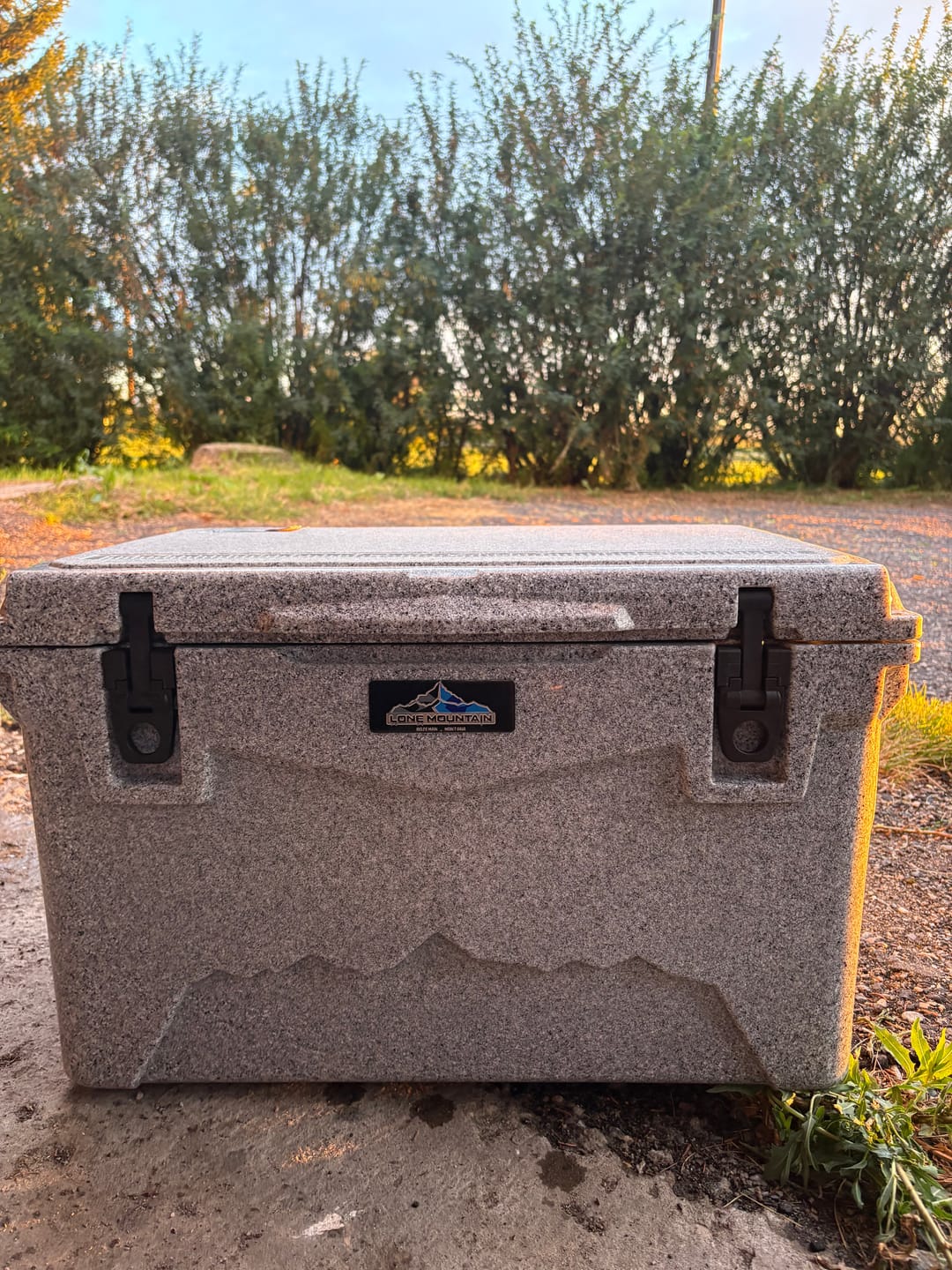 Customer photo review of 60 Quart Lone Mountain Roto-Molded Cooler