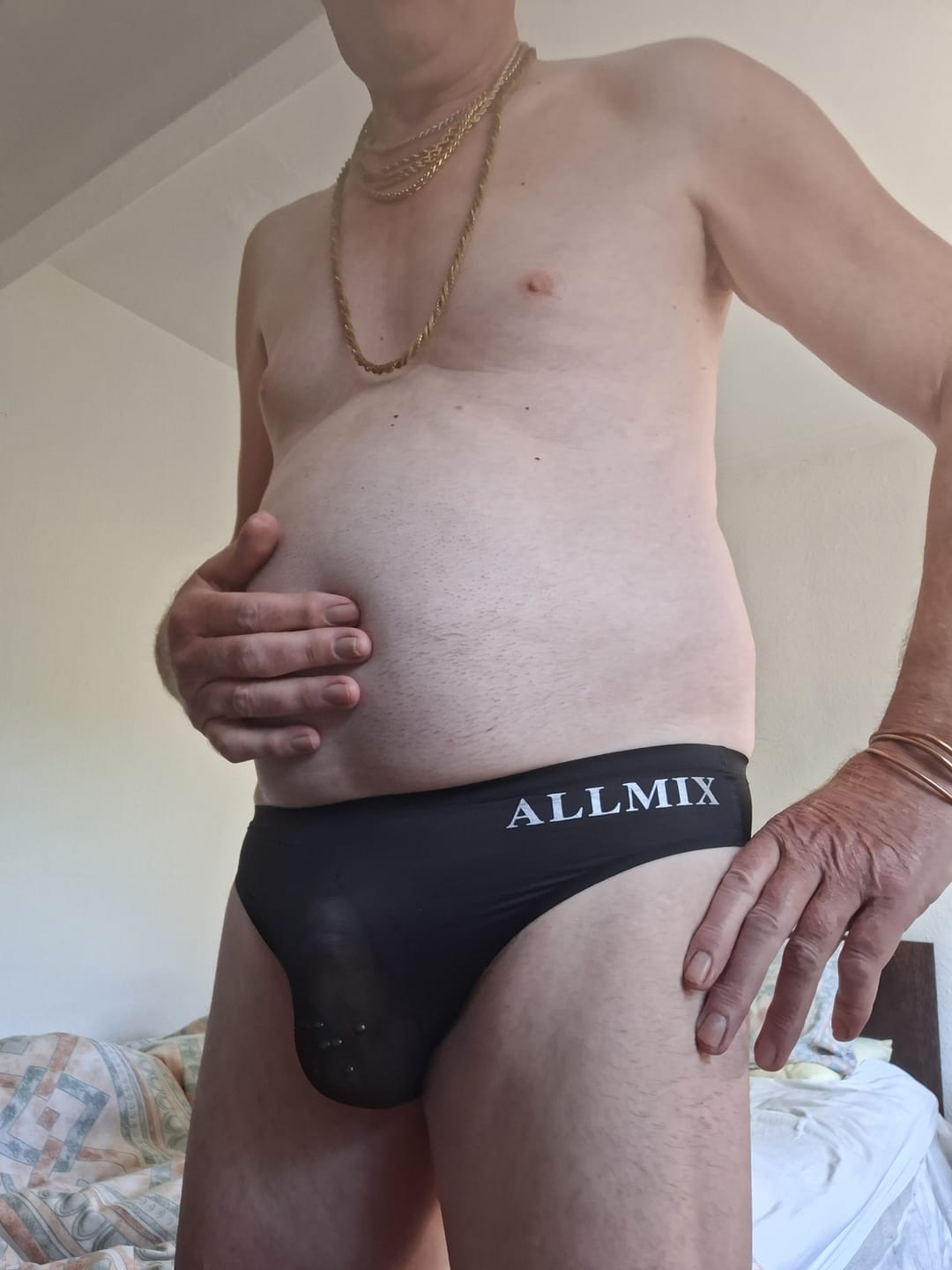 Customer photo review of 3 Pack ALLMIX Men's Sport Seamless Support Briefs