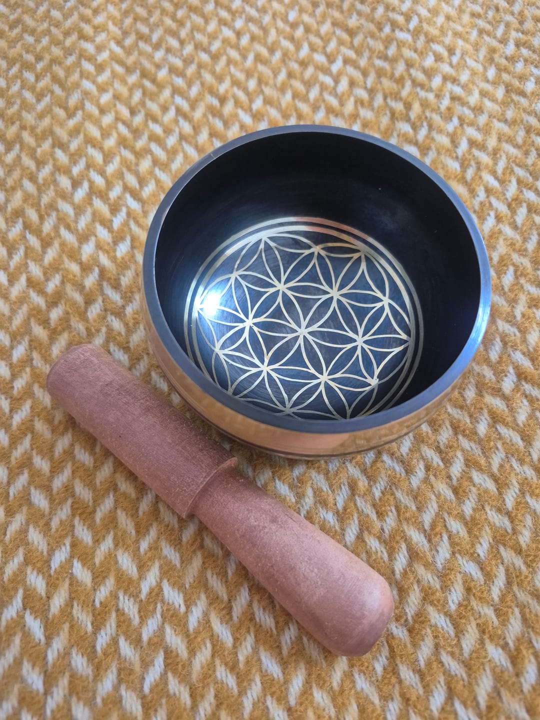 Customer photo review of Flower of life Singing Bowl