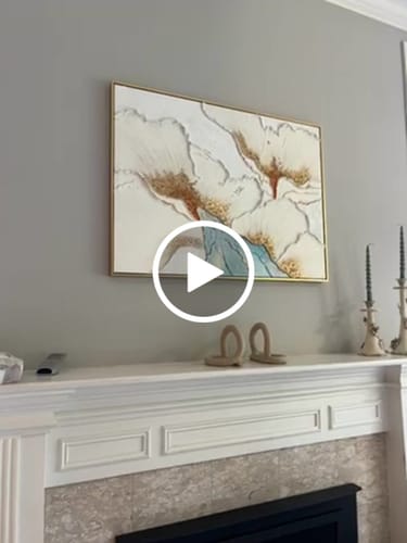 Customer review photo for Plaster Art Texture Painting #SG476