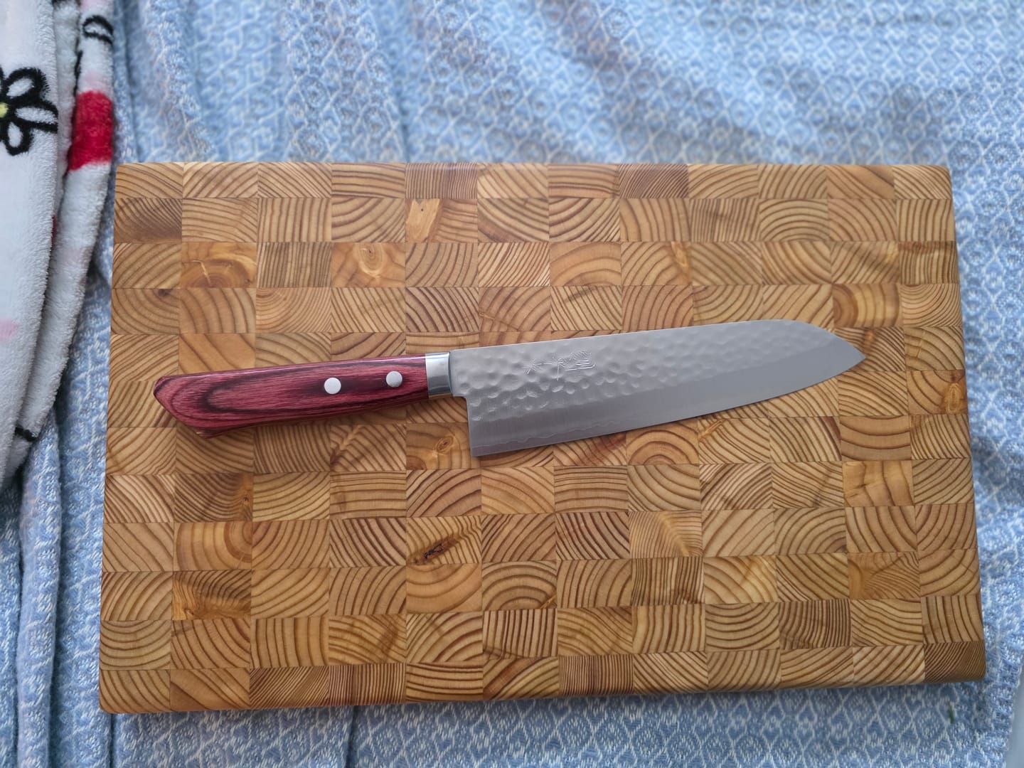 Customer photo review of Masutani Tsuchime Gyuto 180 mm