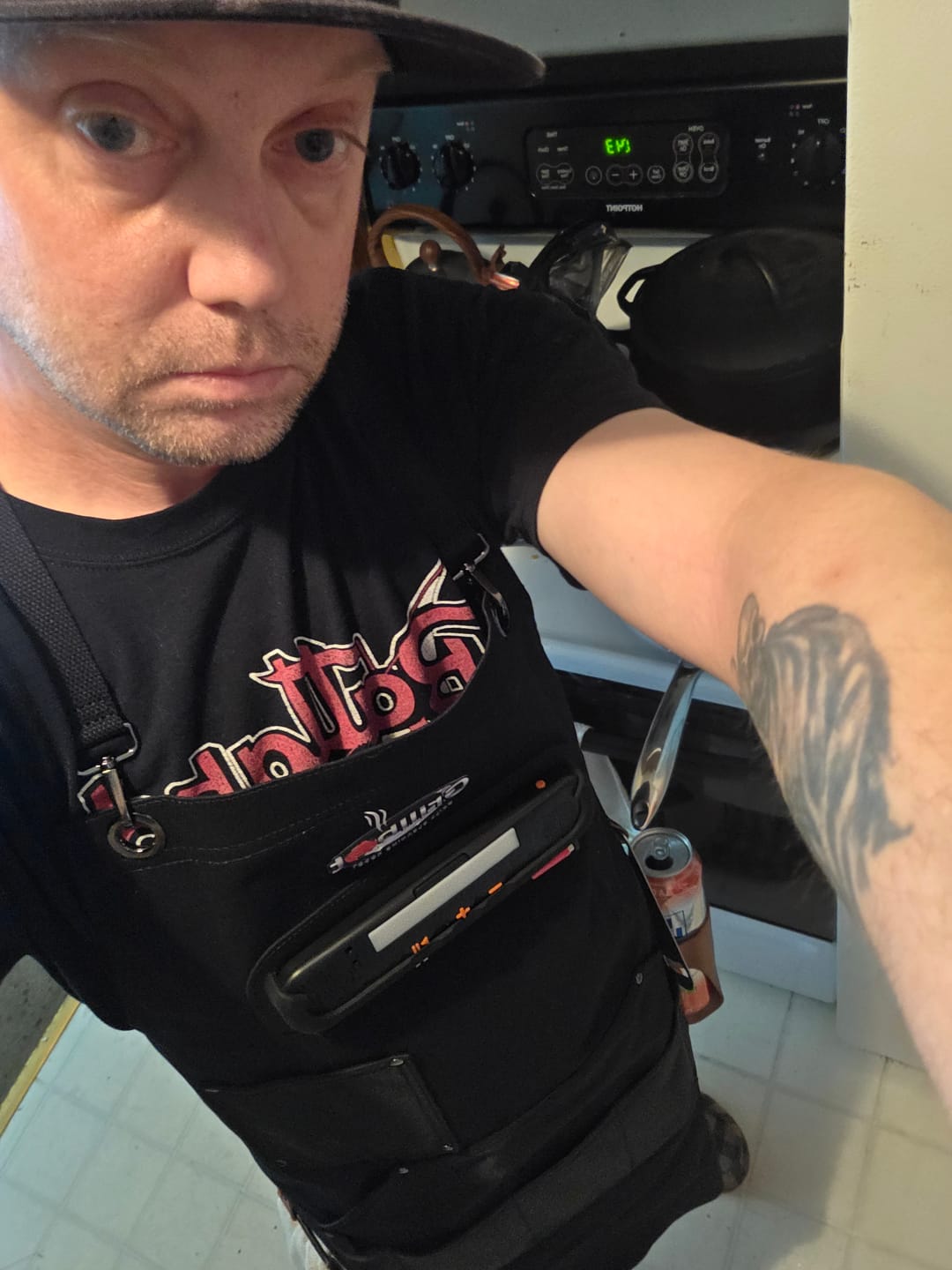 Customer photo review of Grillbot Smart BBQ Apron