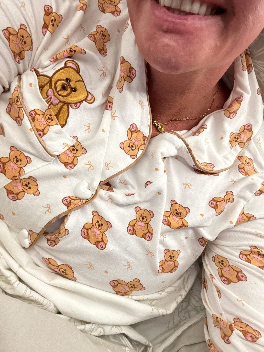 Customer photo review of Women's Teddy Bear Pyjamas