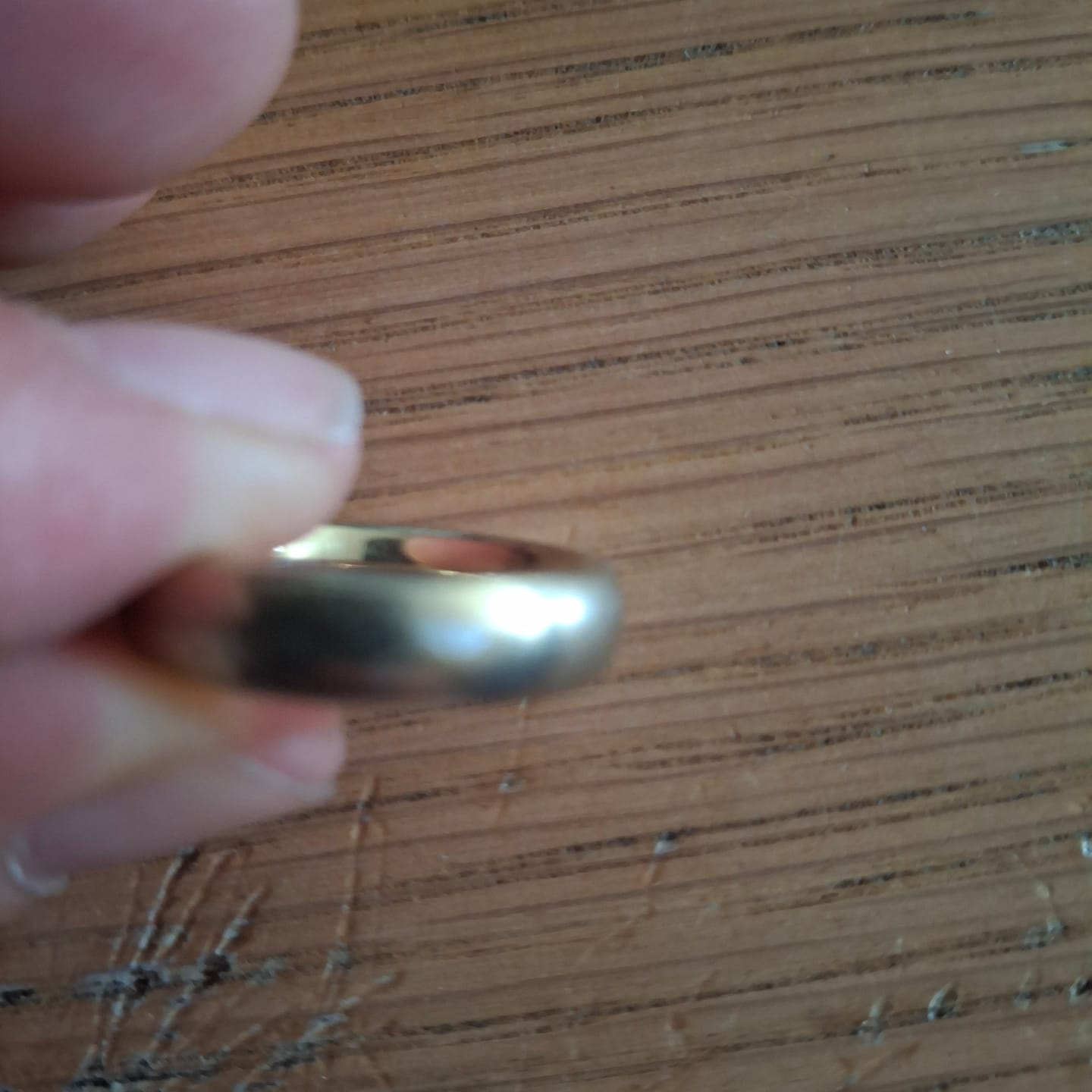 Customer photo review of Classic Stacking Ring