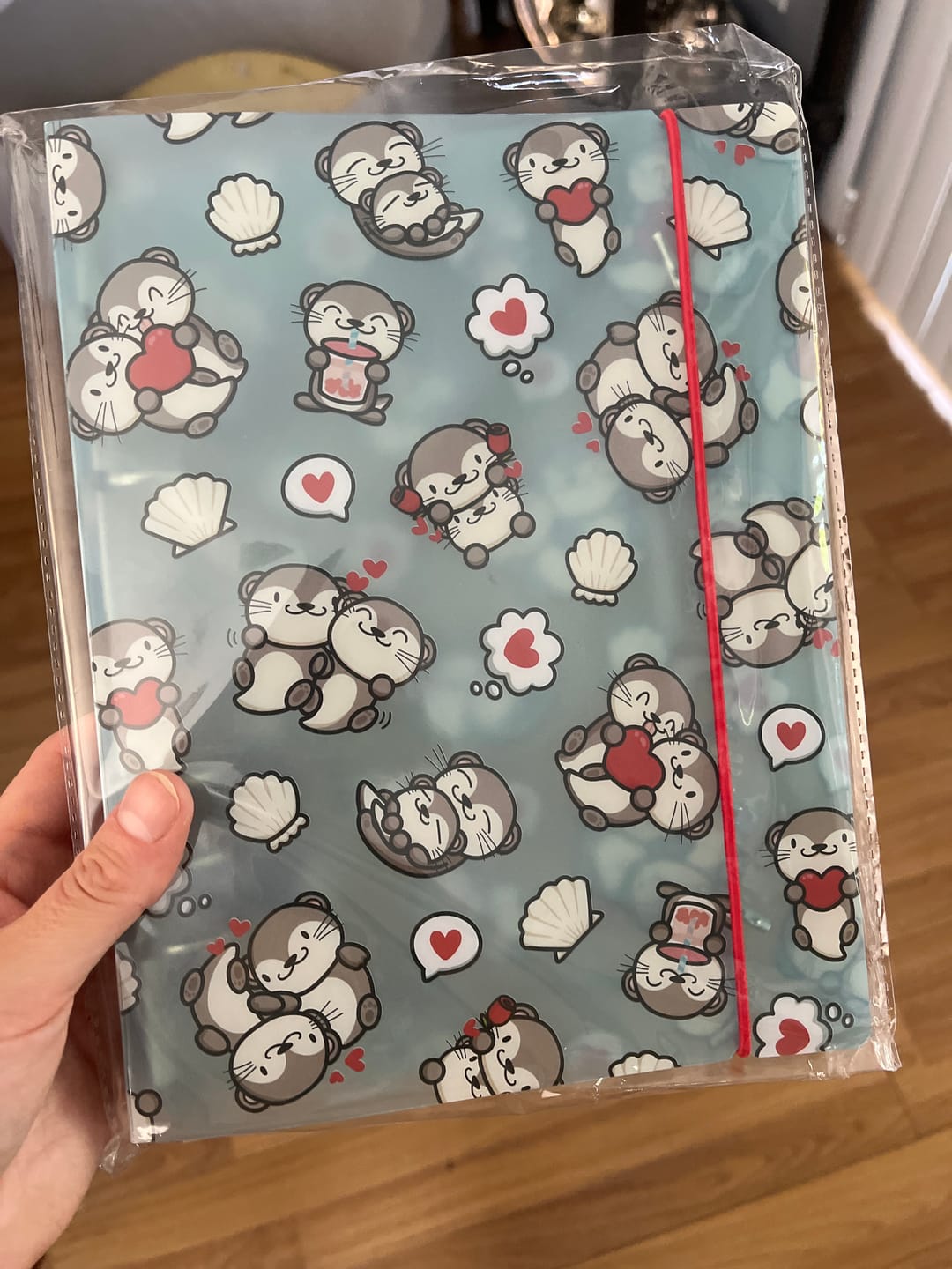 Customer photo review of Sticker Storage Binder - My Otter Half (S Size)