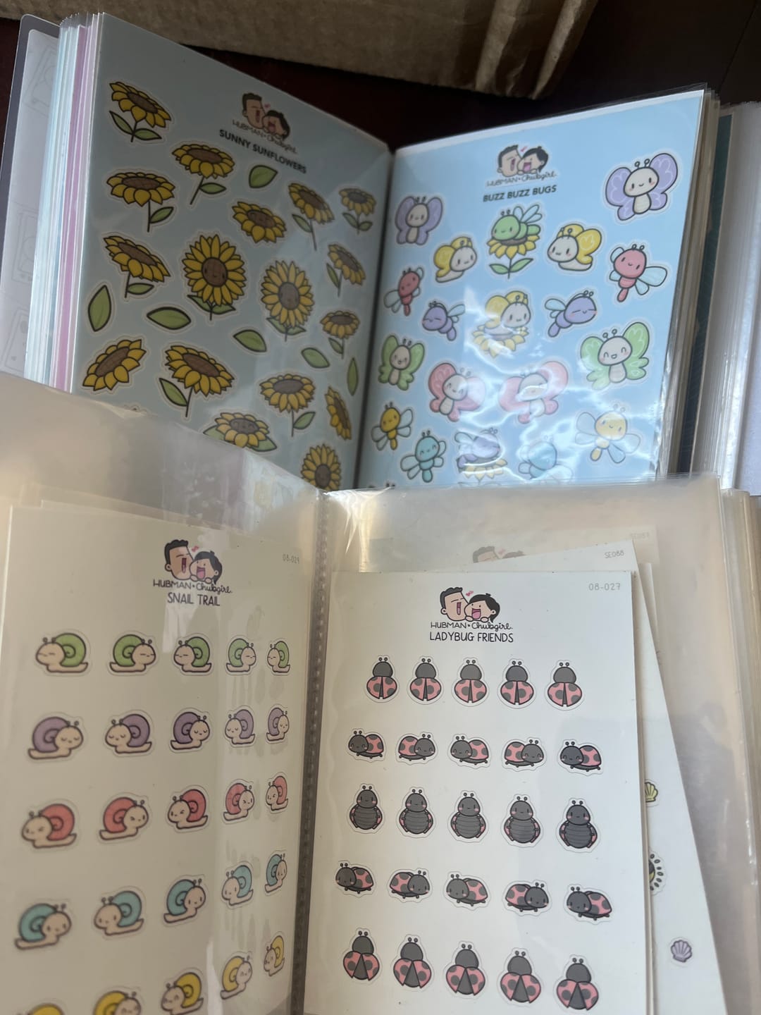 Customer photo review of Sunflower Critters Sticker Set