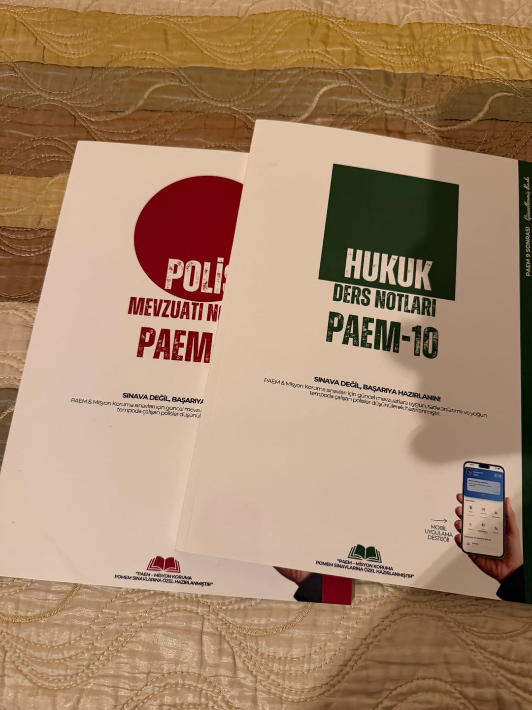 Customer photo review of PAEM-10 | 3 KİTAP (Tüm Dersler ve Soru Bankası) Mobil Uygulama Hediye
