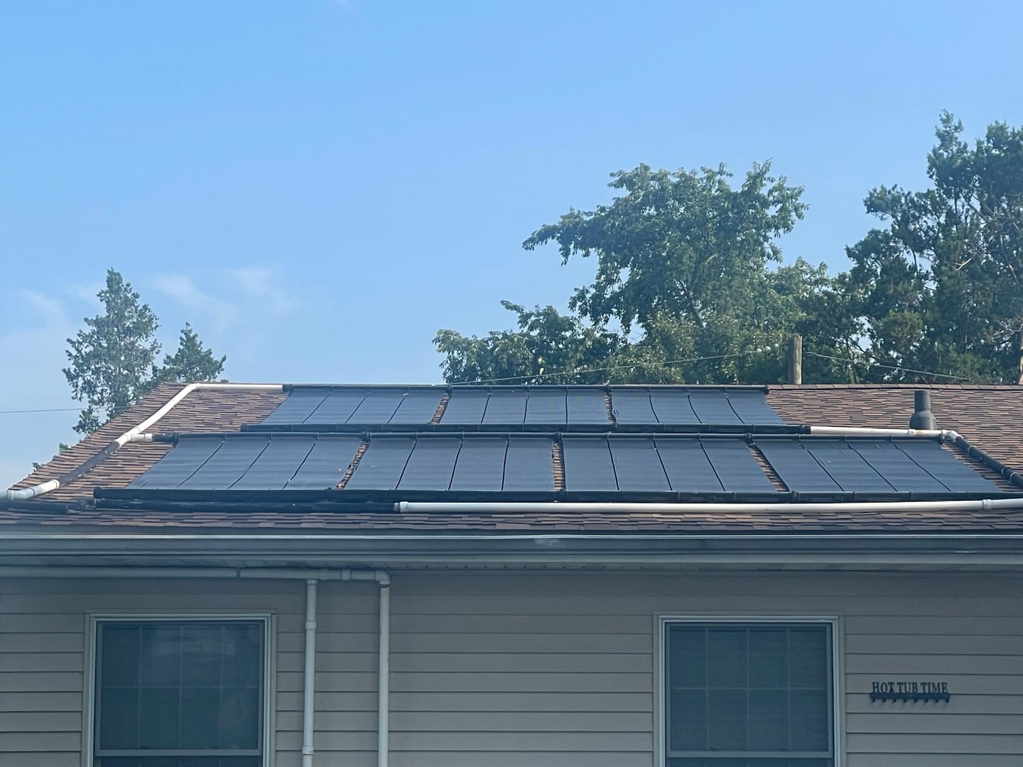 Customer photo review of SwimJoy CPVC Pipe Connector - Attaches Solar Pool Panel To PVC Plumbing Pipe