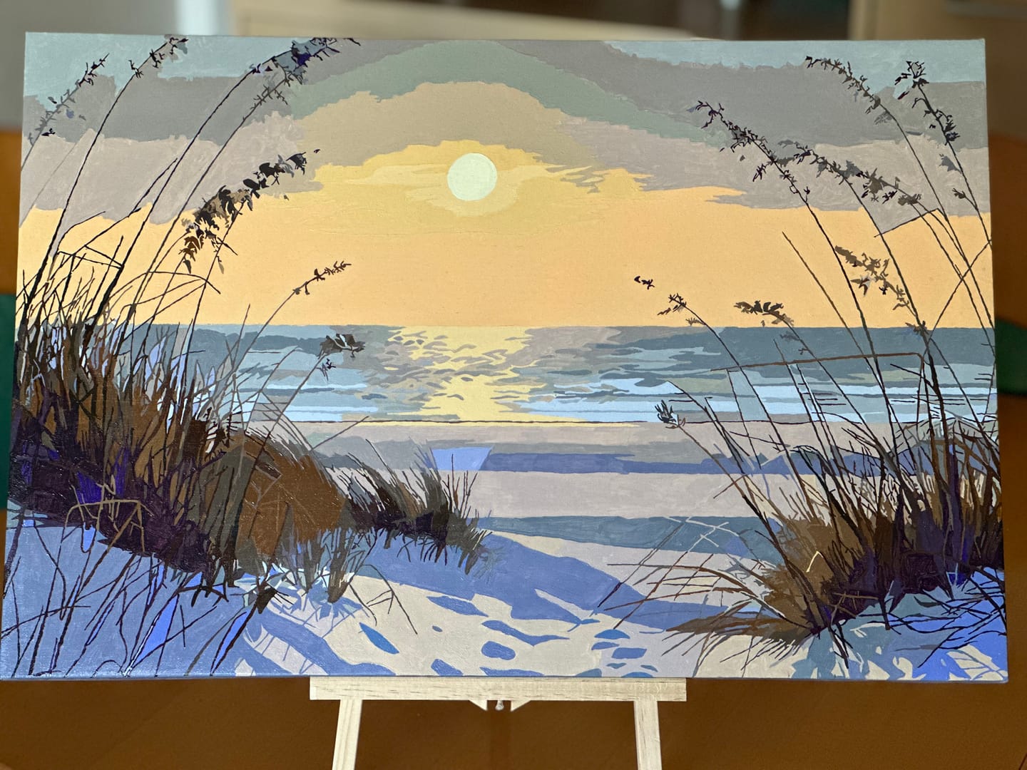 Customer photo review of Malen nach Zahlen - On Dunes - Premium Painting