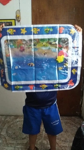 Customer photo review of Baby Wasserspielmatte Aktivitätsmatte | Bauchlage Meerestiere Muskelkraft Entwicklung