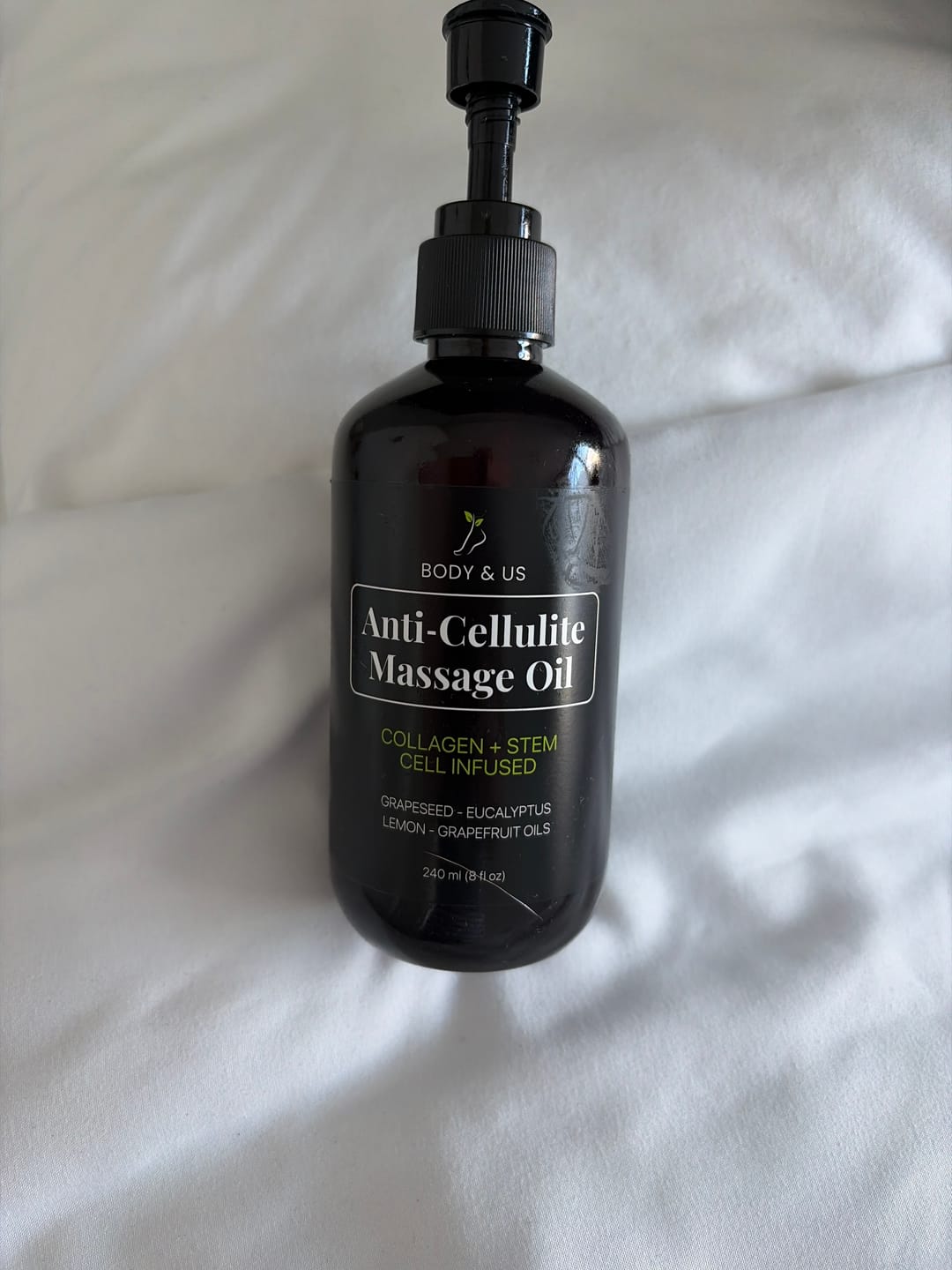 Customer photo review of Body For Us Anti-Cellulite Massage Oil