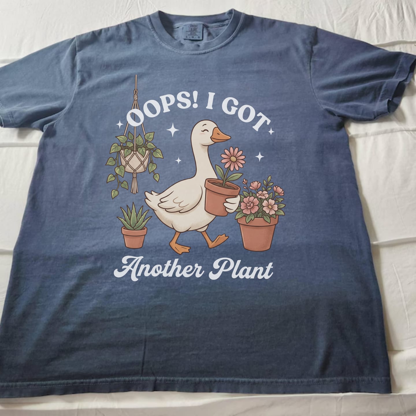 Customer photo review of Oops Another Plant T-Shirt