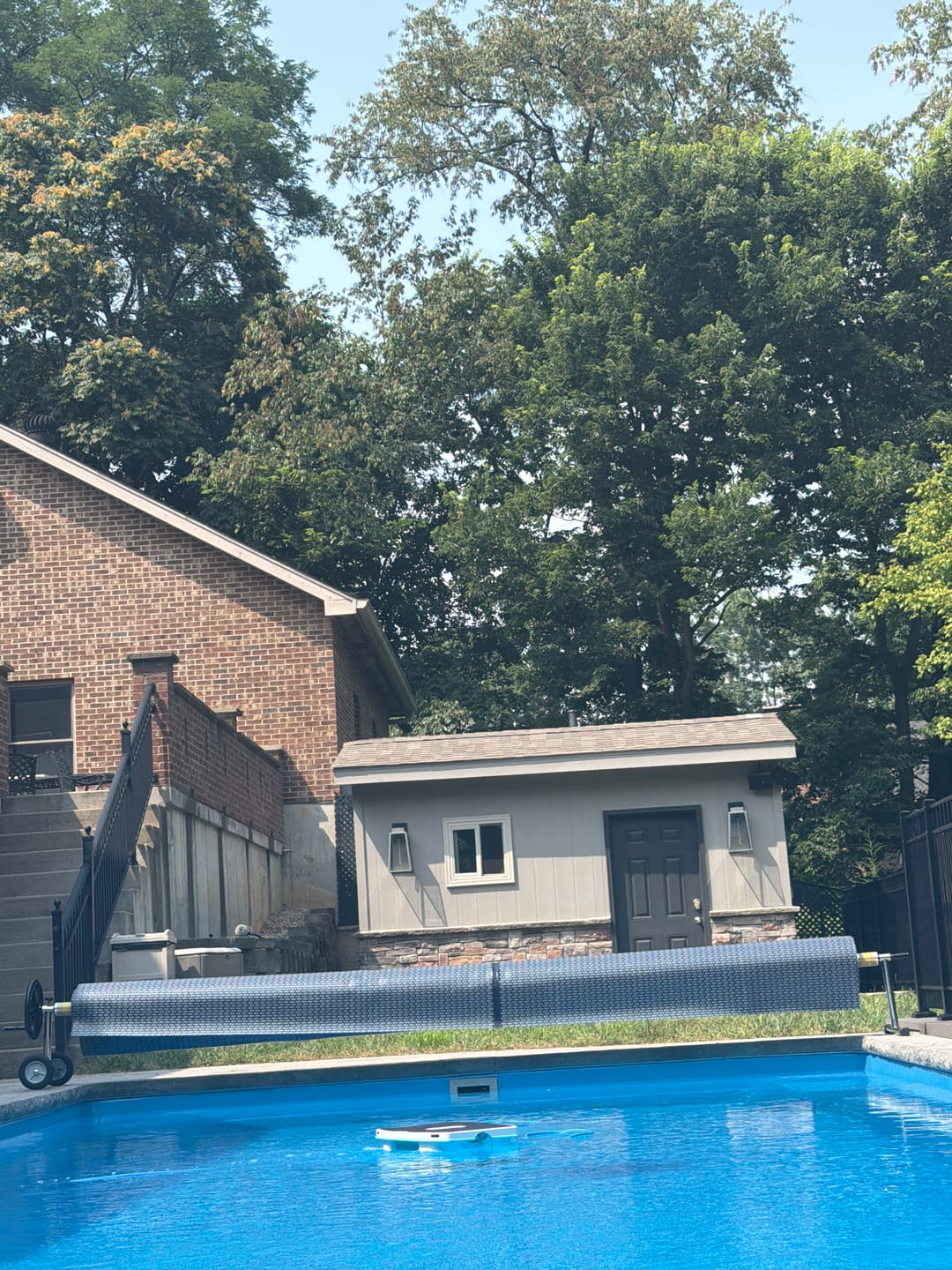 Customer photo review of GeoBubble EnergyGuard™ Award-Winning Solar Pool Cover - The Best Cover For Heating While Inhibiting Algae