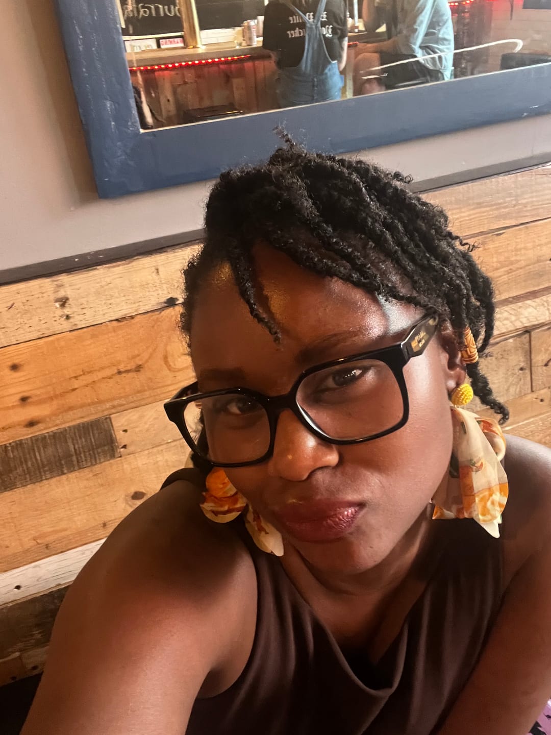 Customer photo review of Caribbean Cloud Water ⛅️ | Super light weight Loc, Braid, Twist and Loose hair Hydration Mist 8oz 12oz