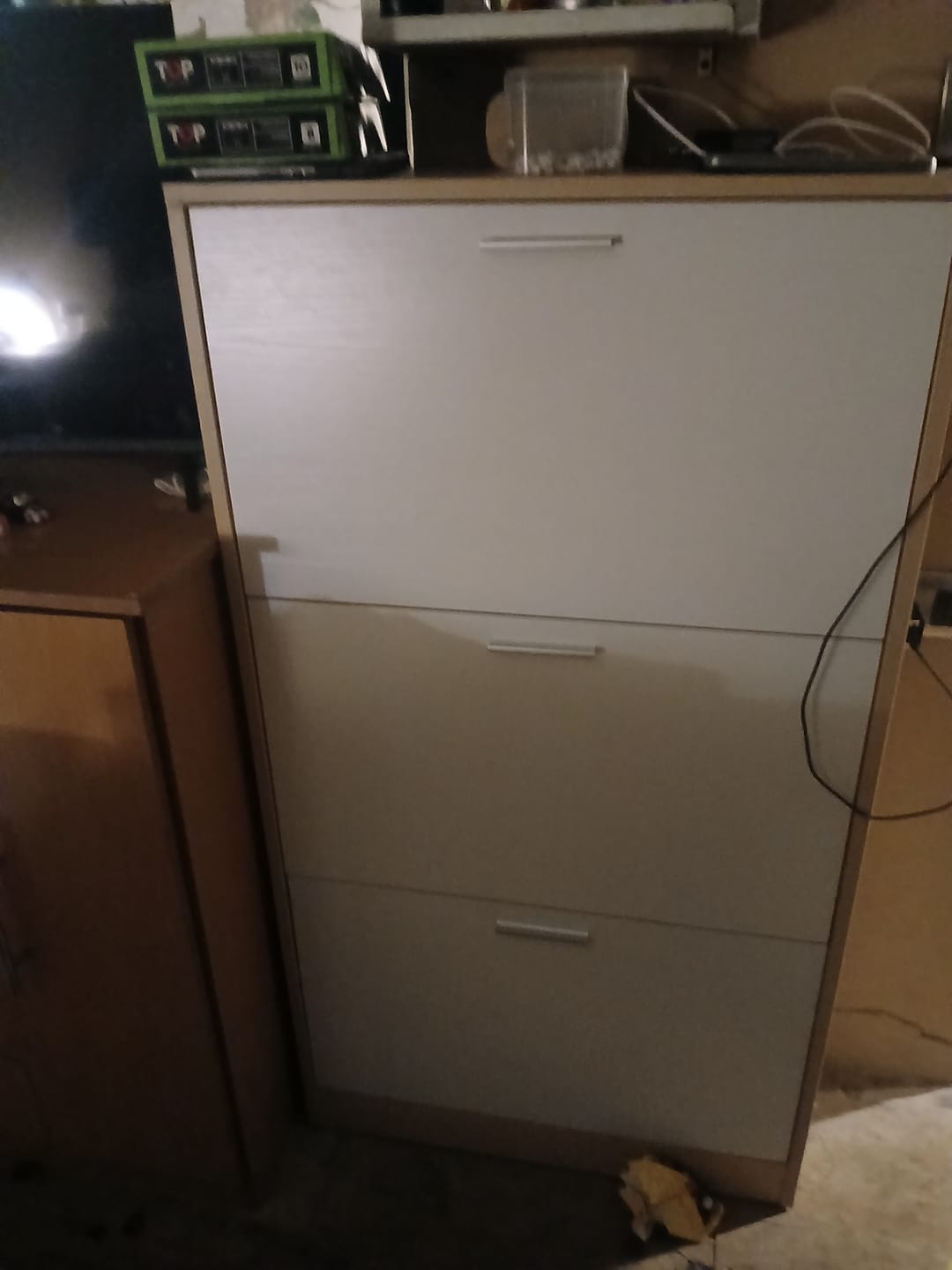 Customer photo review of Zapatero Mueble Organizador 3 niveles compacta para 18 Pares