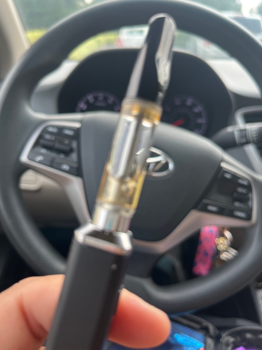 Customer photo review of 1 Gram Delta-8 THC Full Spectrum Vape Cartridge | Purple Haze - Indica