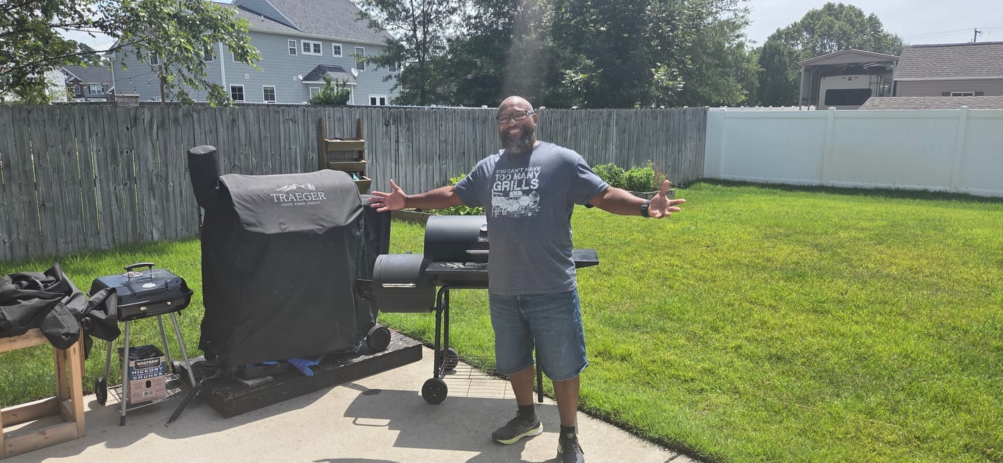 Customer photo review of Too Many Grills T-Shirt
