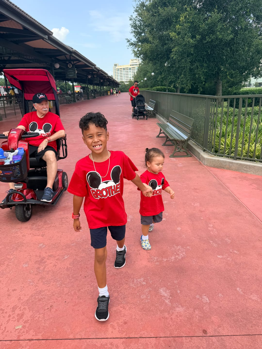 Customer photo review of Premium Scooter With Sunshade (3 Wheel)