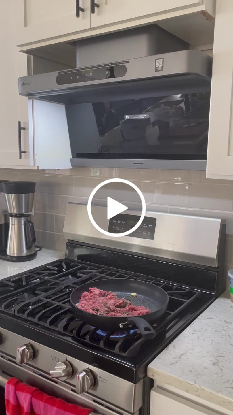 Customer video review of Arspura 30'' F1 High-Velocity Range Hood
