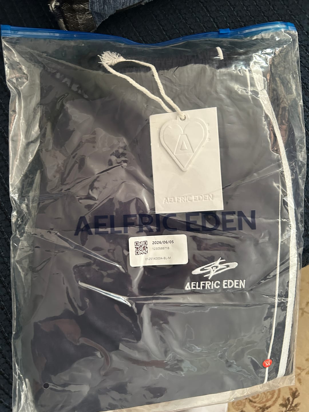 Customer photo review of Aelfric Eden Contrast Side Baggy Track Pants