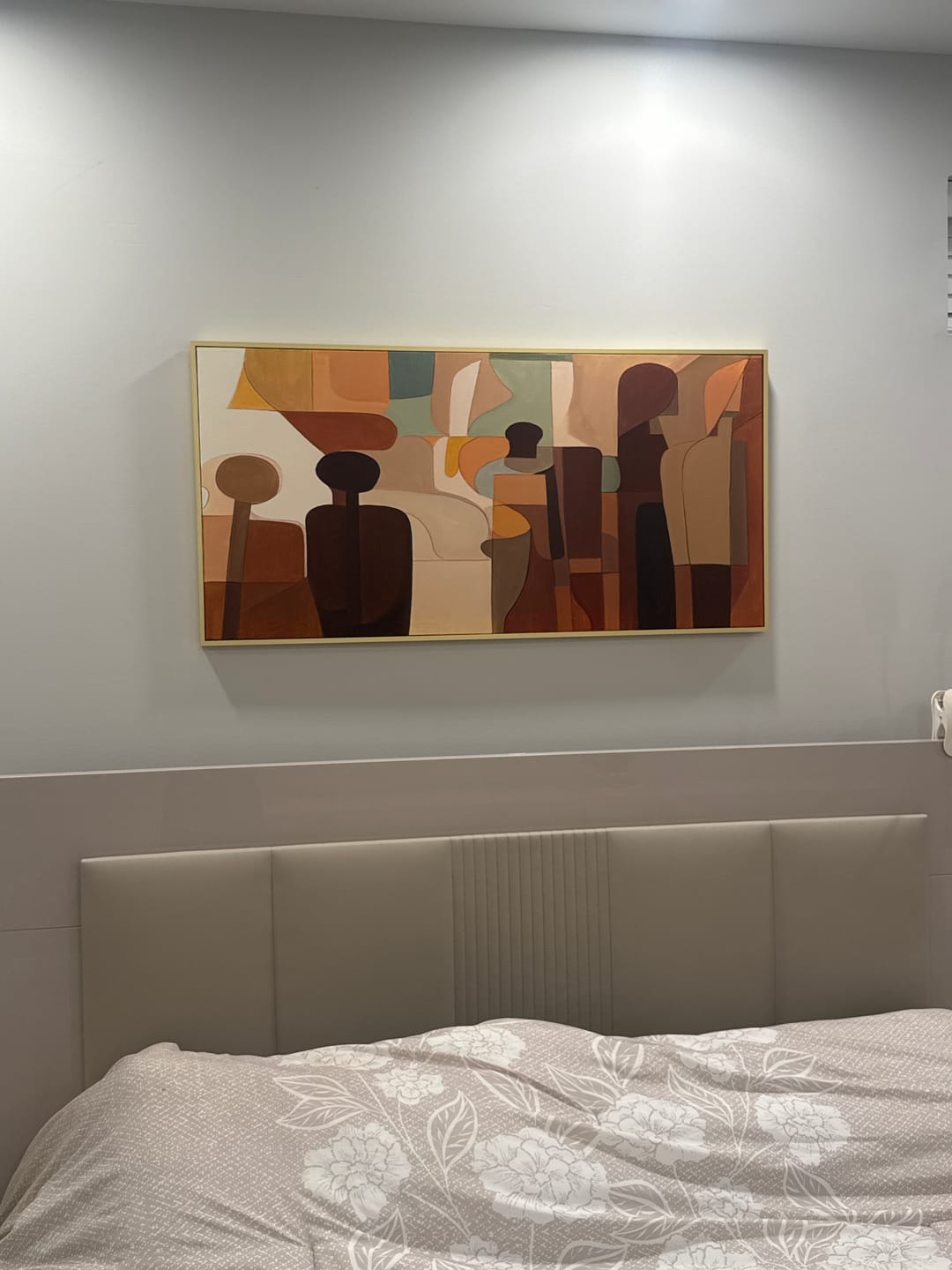 Customer photo review of Abstract Textured Wall Art #AT145