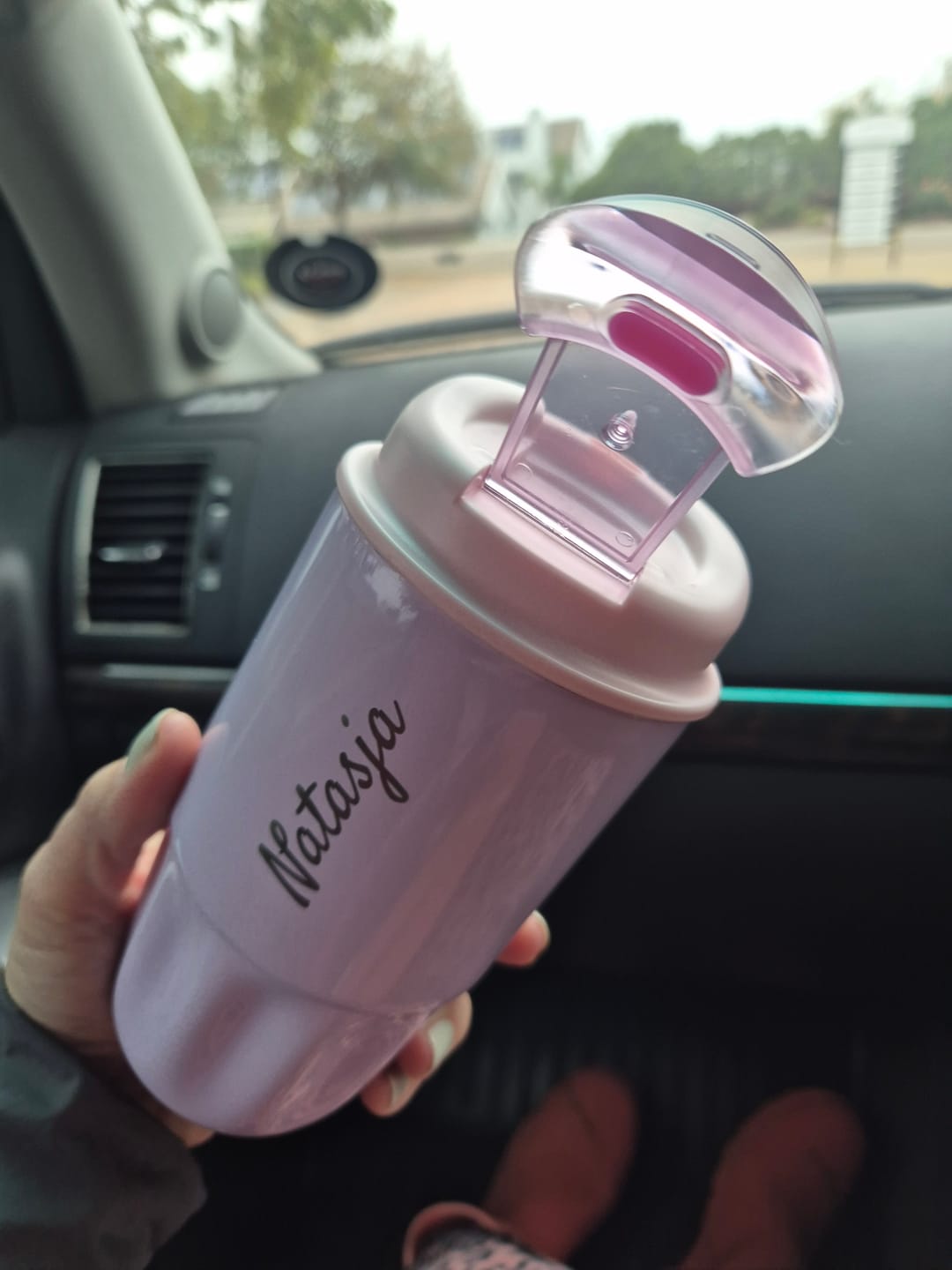 Customer photo review of Sip Series | Soft Lilac