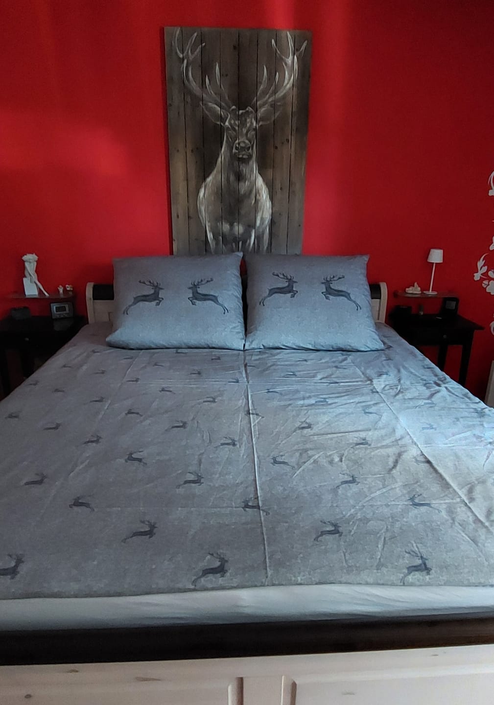 Customer photo review of Bettwäsche "Hirsch" grau/anthrazit