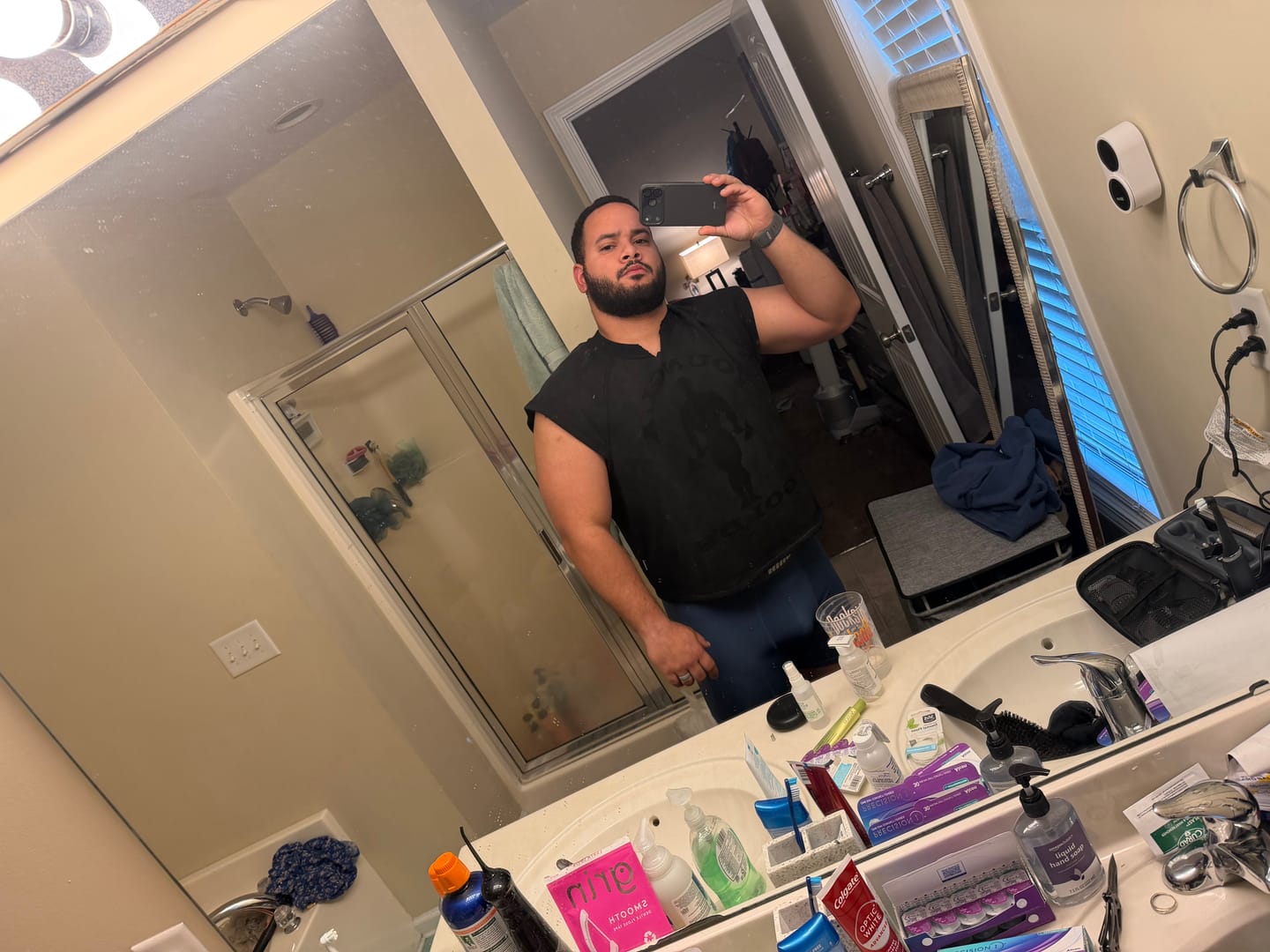 Customer photo review of 5097 - Gold's Iron Legacy Shadow Cut-Offs